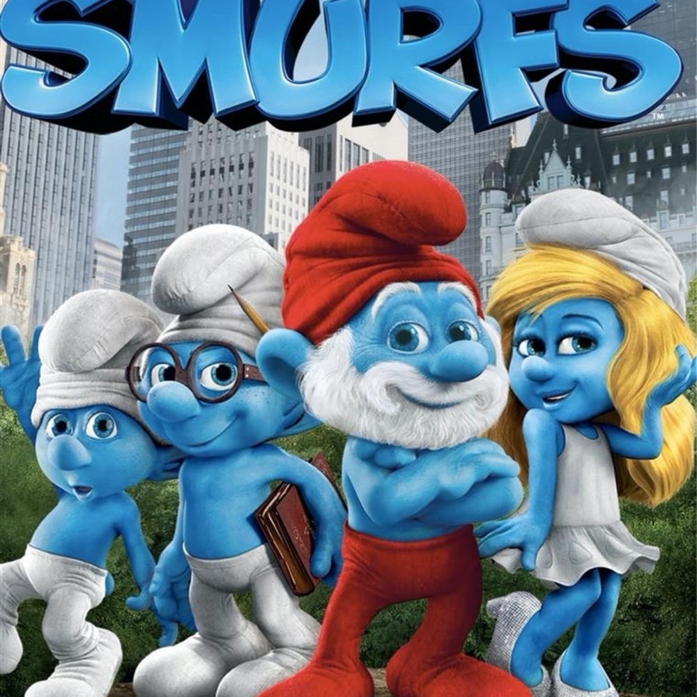Smurfs Blue and White Learning Toy Set